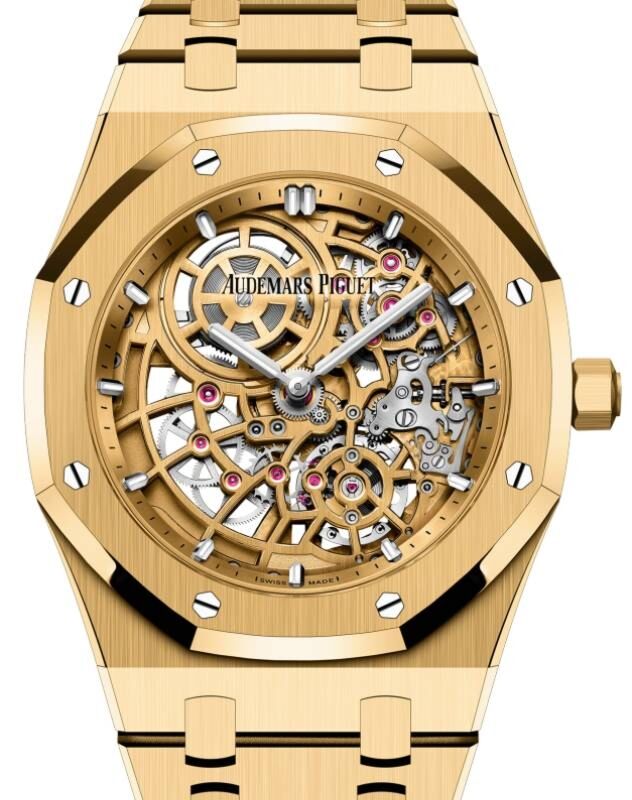 Audemars Piguet Royal Oak 39 mm 16204BA.OO.1240BA.01 Yellow Gold Skeleton