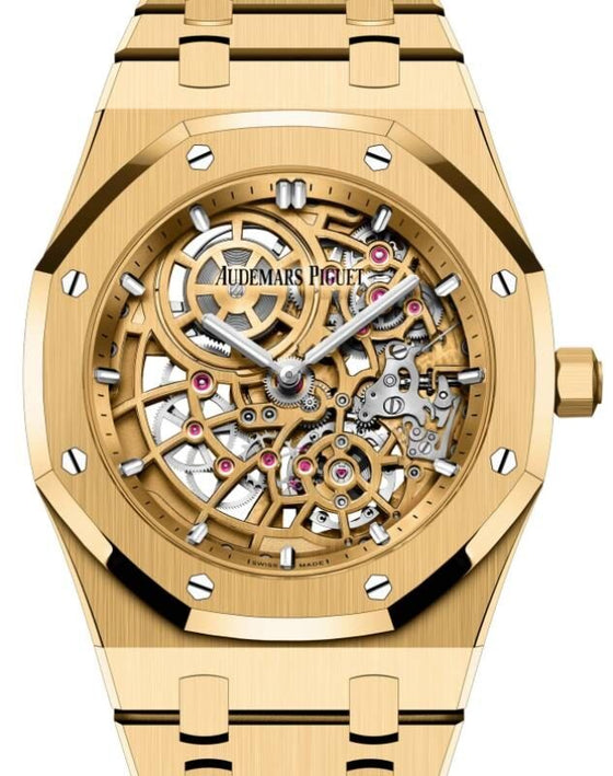 Audemars Piguet Royal Oak 39 mm 16204BA.OO.1240BA.01 Yellow Gold Skeleton