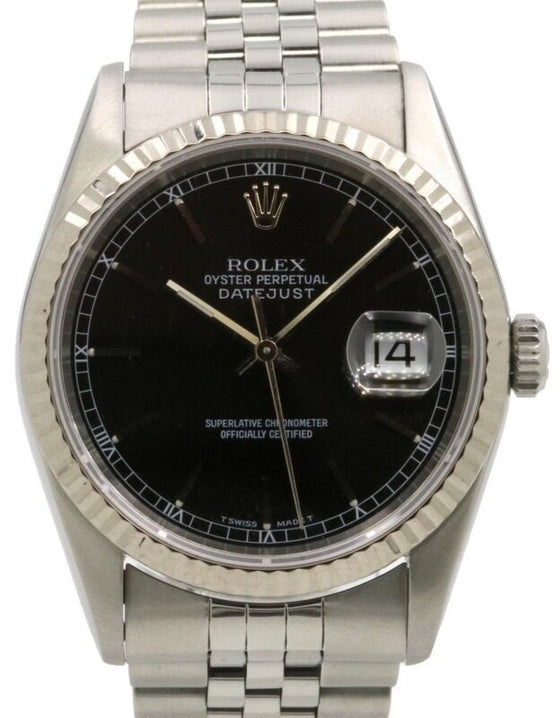 Rolex Datejust 36 36 mm 16234BSJ-3 Steel/White Gold Champagne