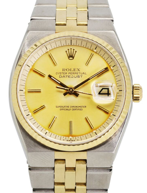 Rolex Oysterdate 36 mm 1630-1 Steel Champagne