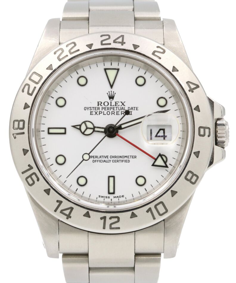 Rolex Explorer II 40 mm 16570-1 Steel White
