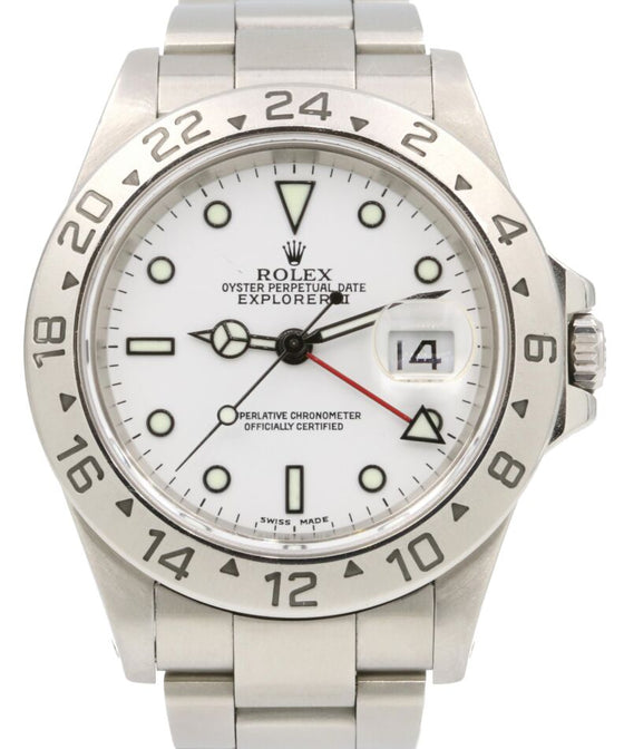 Rolex Explorer II 40 mm 16570-1 Steel White