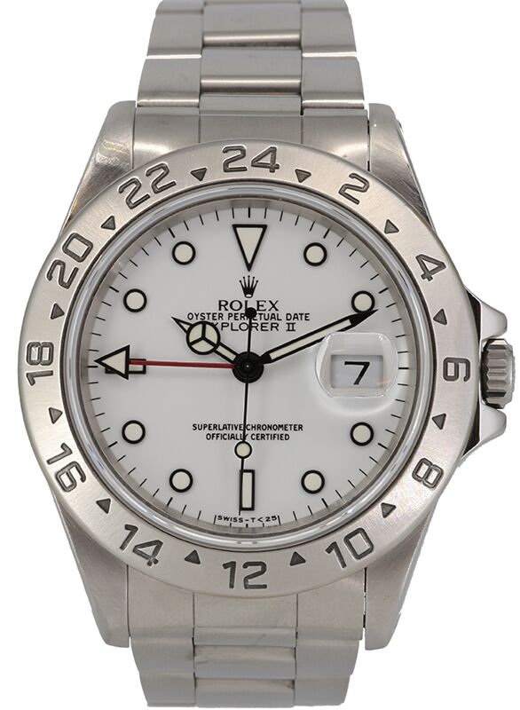 Rolex Explorer II 40 mm 16570-W1 Steel White