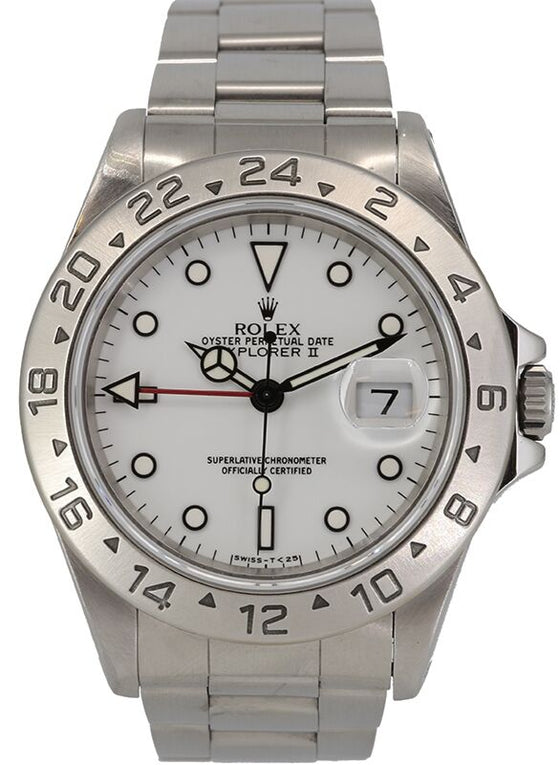 Rolex Explorer II 40 mm 16570-W1 Steel White
