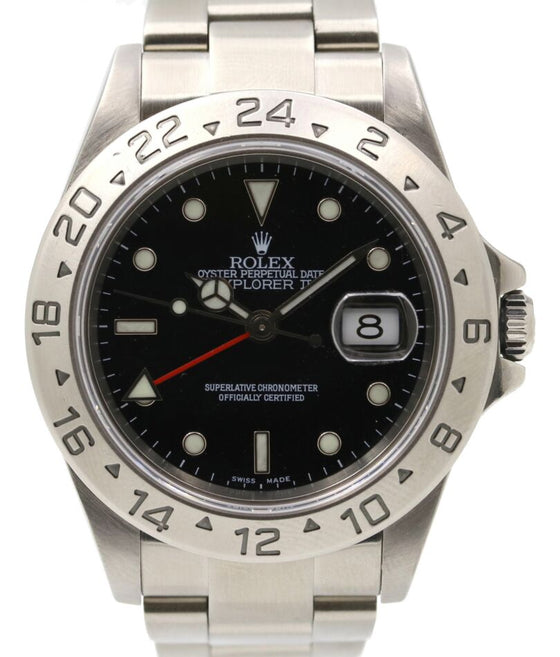 Rolex Explorer II 40 mm 16570-black-1 Steel Black