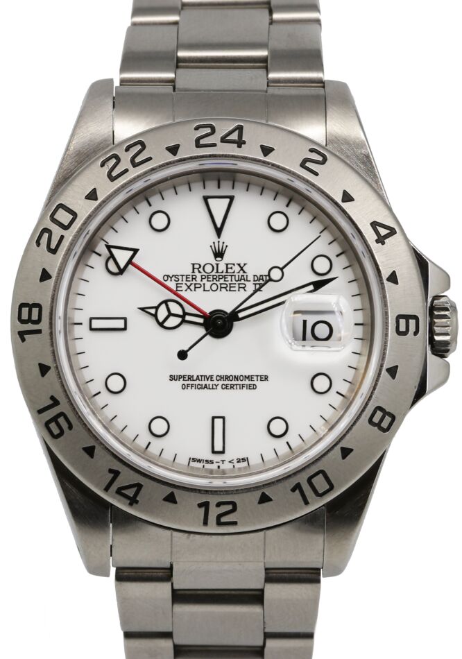 Rolex Explorer II 40 mm 16570A1 Steel White