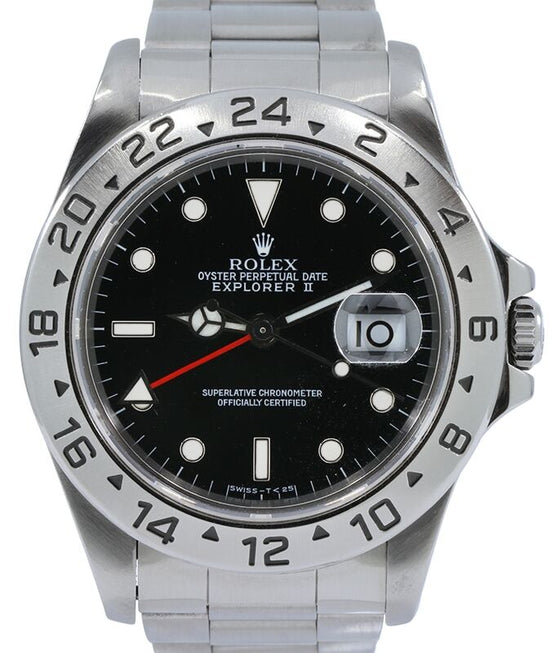 Rolex Explorer II 40 mm 16570BLKO1 Steel Black