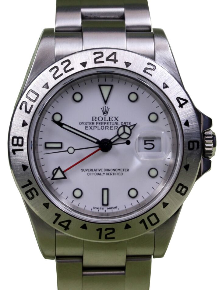 Rolex Explorer II 40 mm 16570K1 Steel White