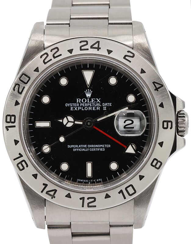 Rolex Explorer II 40 mm 16570U3 Steel Black