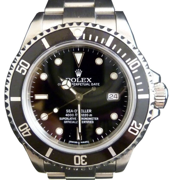 Rolex Seadweller 40 mm 16600 p-2 Steel Black