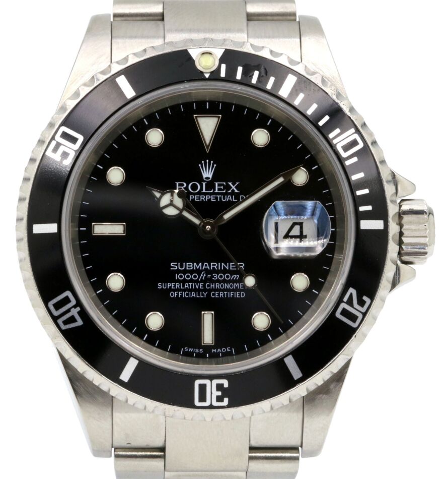 Rolex Submariner 40 mm 16610D1 Steel Black