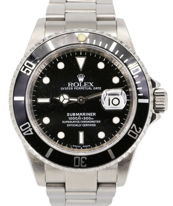 Rolex Submariner 40 mm 16610M2 Steel Black