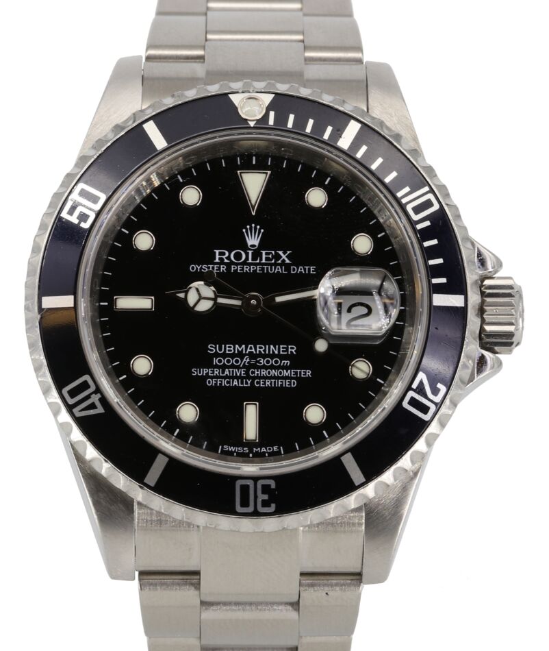 Rolex Submariner 40 mm 16610V3 Steel Black