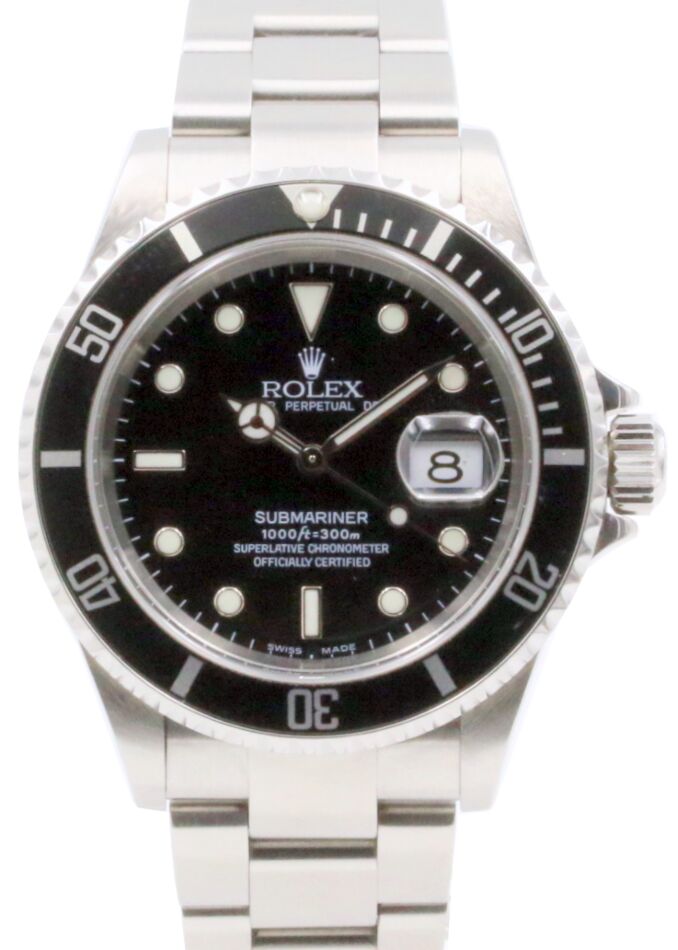 Rolex Submariner 40 mm 16610Z12 Steel Black