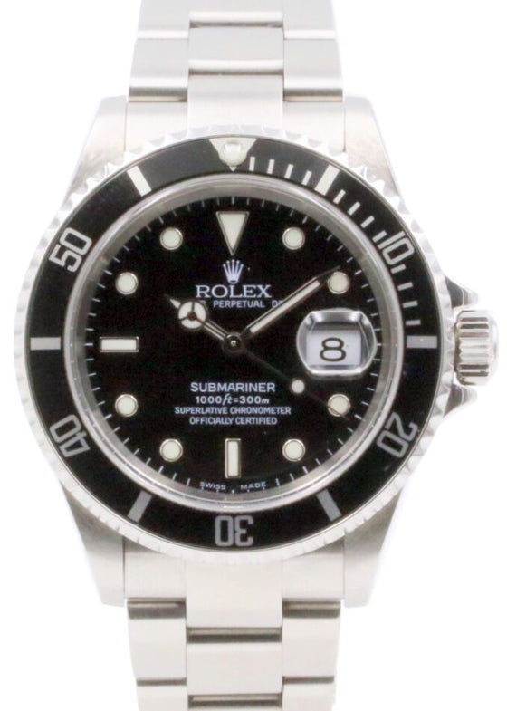 Rolex Submariner 40 mm 16610Z3 Steel Black
