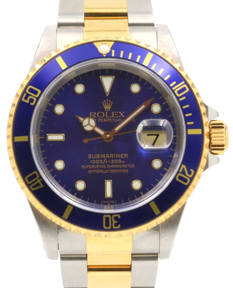 Rolex Submariner 40 mm 16613-U3 Steel/Yellow Gold Blue