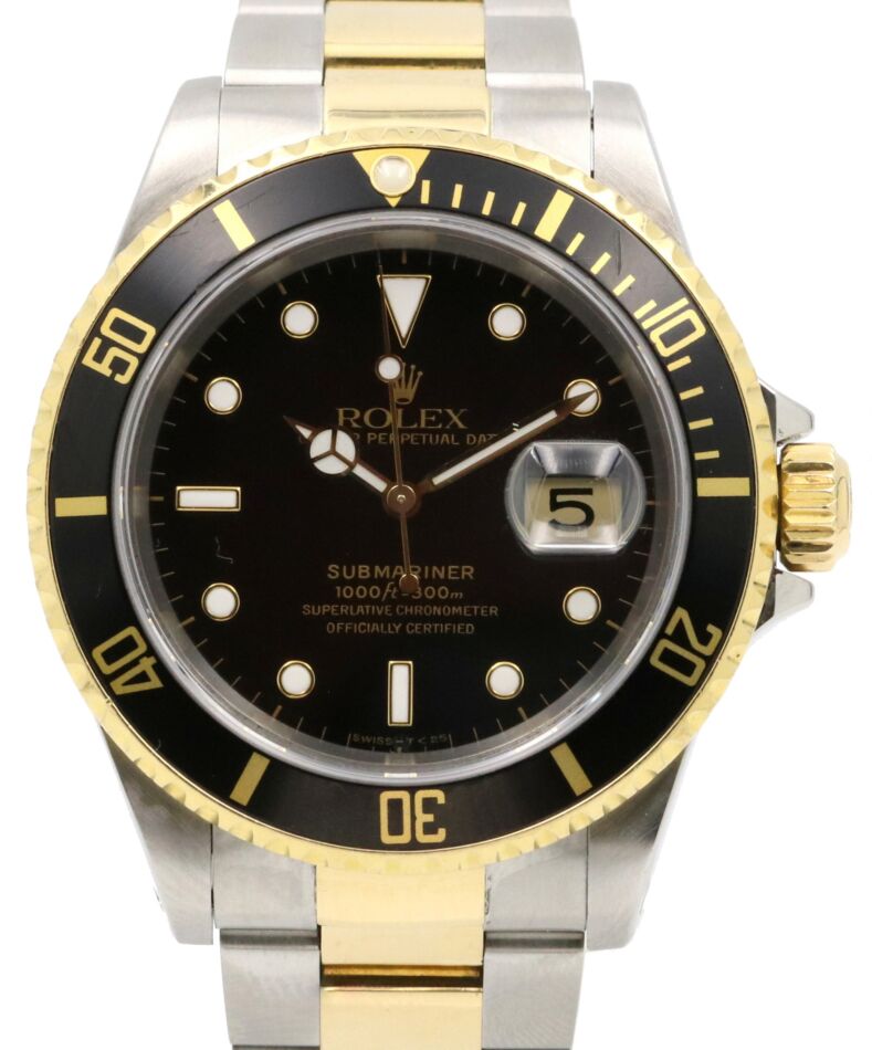Rolex Submariner 40 mm 16613BH3 Steel/Yellow Gold Black