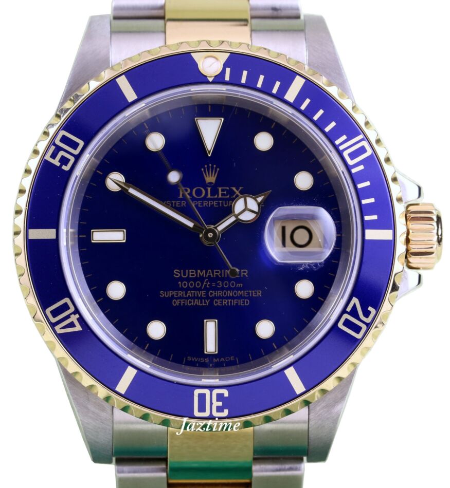Rolex Submariner 40 mm 16613BLUF3 Steel/Yellow Gold Blue