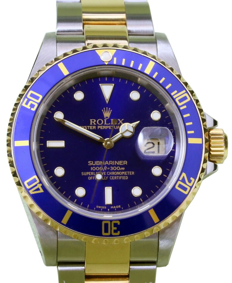 Rolex Submariner 40 mm 16613LBP1 Steel/Yellow Gold Blue