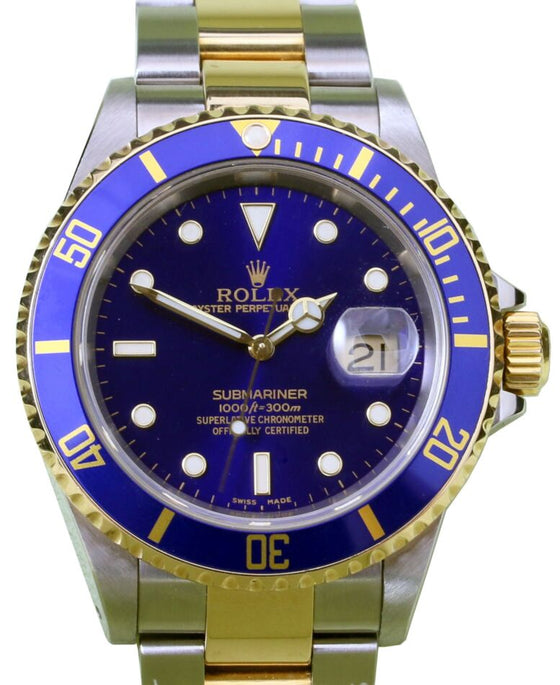 Rolex Submariner 40 mm 16613LBP1 Steel/Yellow Gold Blue