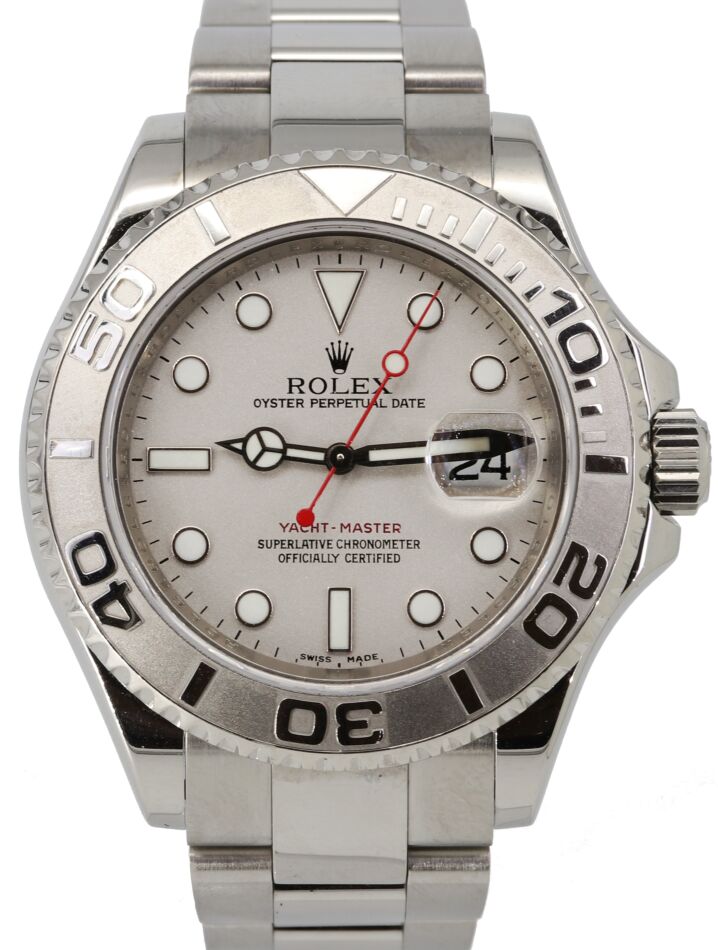 Rolex Yacht-Master 40 mm 16622V2 Steel/Platinum Luminous