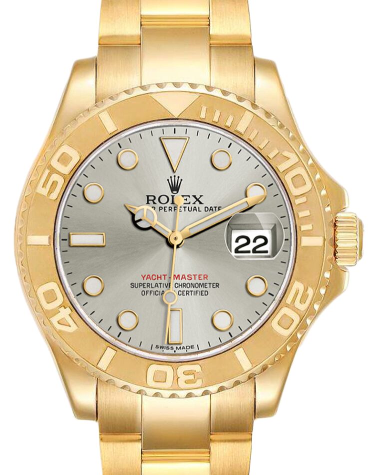 Rolex Yacht-Master 40 40 mm 16628SL Yellow Gold Luminous