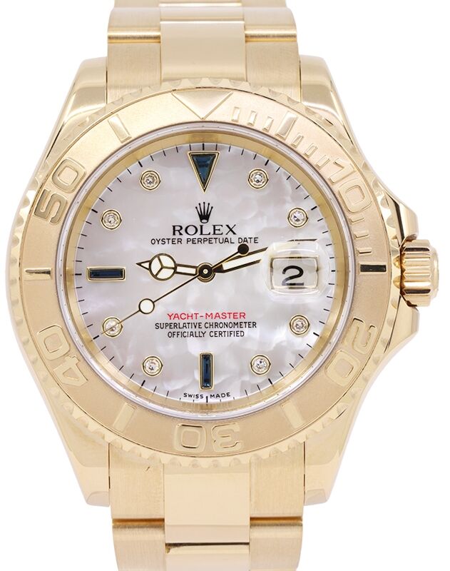 Rolex Yacht-Master 40 mm 16628S Yellow Gold Luminous