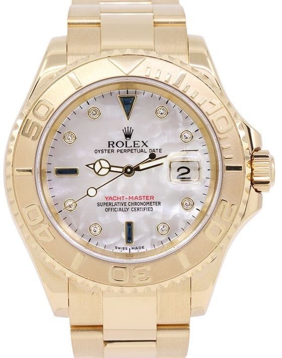 Rolex Yacht-Master 40 mm 16628S Yellow Gold Luminous