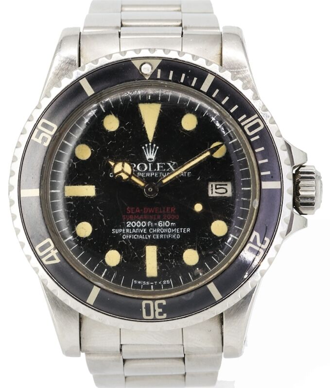 Rolex Sea-Dweller Submariner "Double Red" 40 mm 1665DR Steel Black