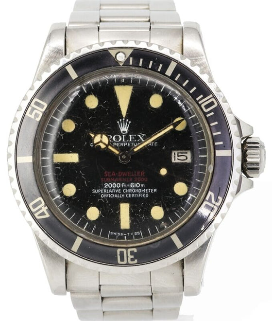 Rolex Sea-Dweller Submariner "Double Red" 40 mm 1665DR Steel Black