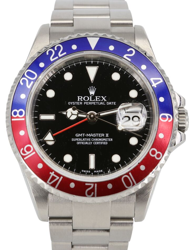Rolex GMT-Master II 40 mm 16710BLRO3 Steel Black