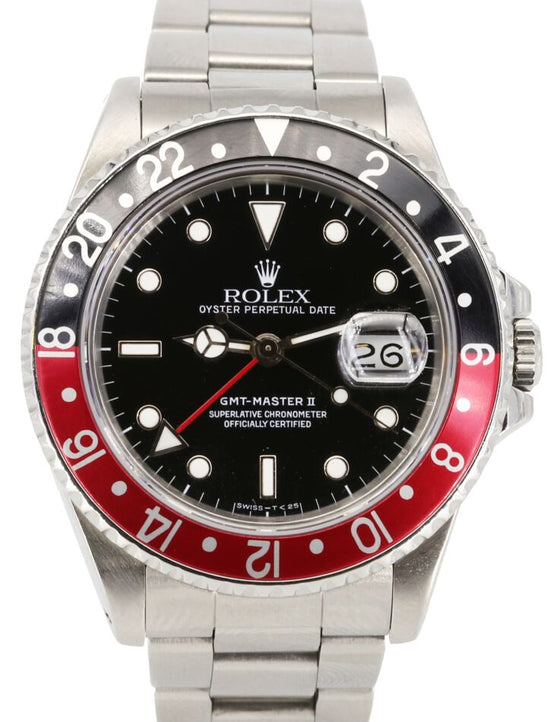 Rolex GMT Master II 40 mm 16710U1 Steel Black