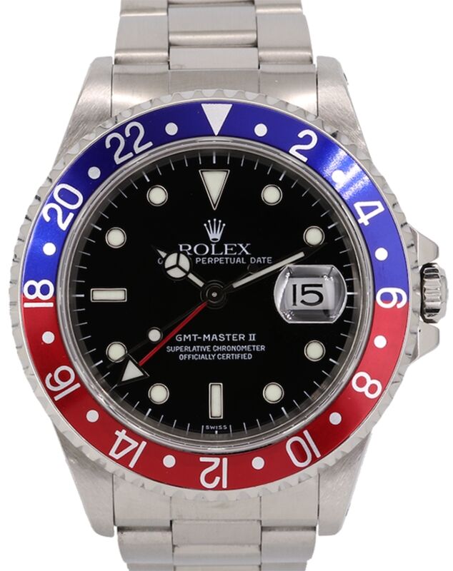 Rolex GMT-Master II 40 mm 16710U3 Steel Black