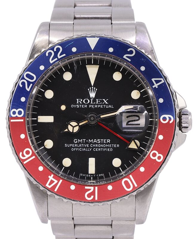 Rolex GMT-Master 40 mm 1675RB1962 Steel Black
