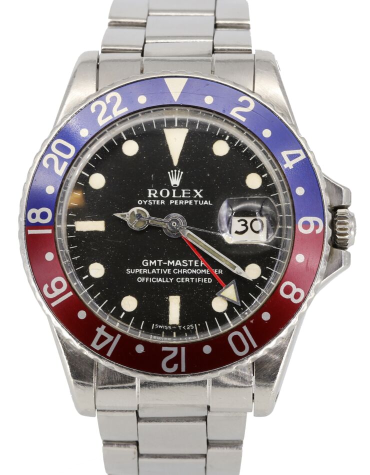 Rolex GMT-Master 40 mm 1675 Steel Black