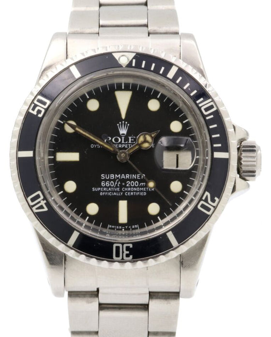 Rolex Submariner 40 mm 1680-2 Steel Black
