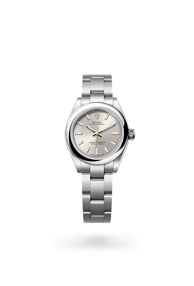 Rolex Oyster Perpetual 28 mm 276200PSO Steel Luminous
