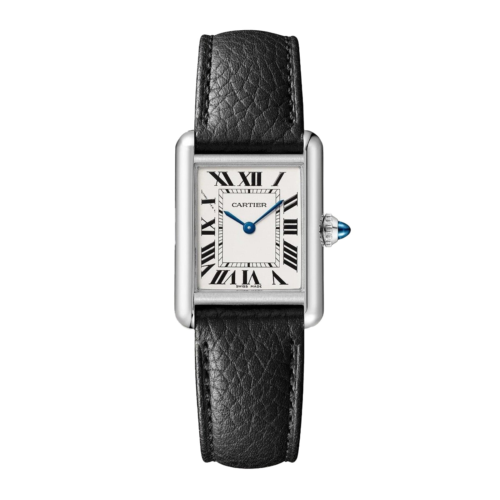 Tank Must de Cartier High Autonomy Small Quartz Steel Silver Dial WSTA0135