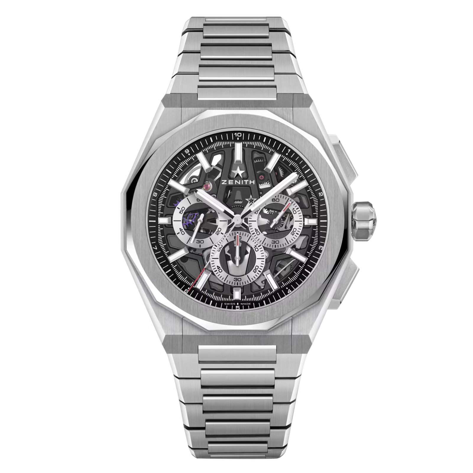 Zenith Defy Skyline Chronograph Skeleton Steel Black Dial 03.9500.3600/78.I001 - BRAND NEW