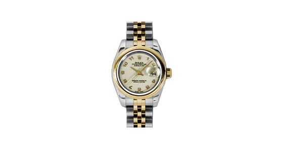 Rolex Lady-Datejust 26 179163-IVRAJ Ivory Arabic Yellow Gold Stainless Steel Jubilee - BRAND NEW