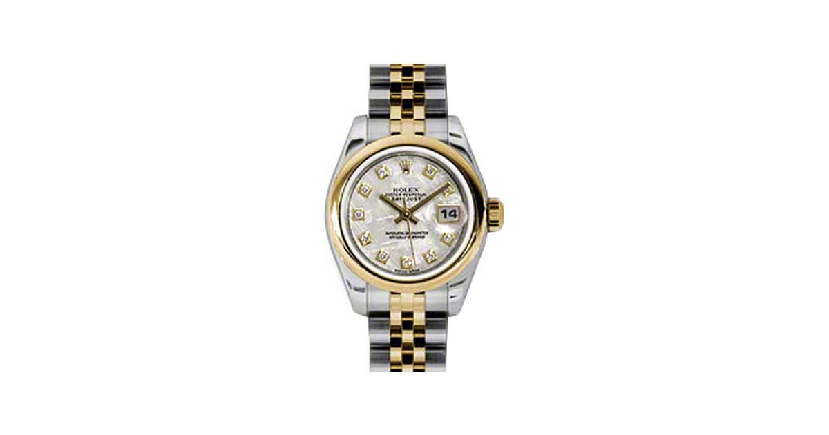 Rolex Lady-Datejust 26 179163-METDJ Meteorite Diamond Yellow Gold Stainless Steel Jubilee - BRAND NEW