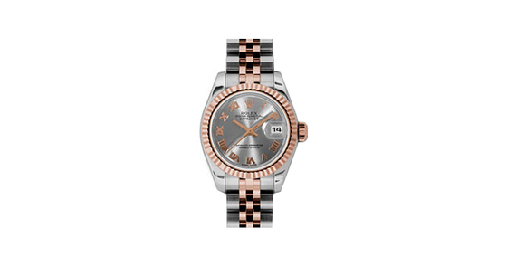 Rolex Lady-Datejust 26 179171-STLRJ Steel Roman Fluted Rose Gold Stainless Steel Jubilee - BRAND NEW