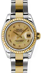 Rolex Lady-Datejust 26 26 mm 179173-CDMOPRO Steel/Yellow Gold Champagne