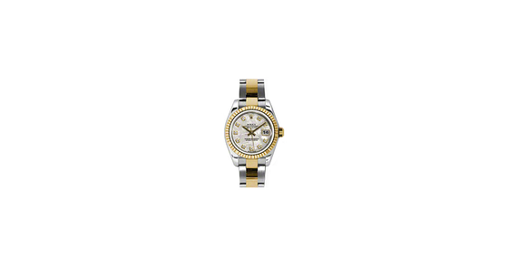 Rolex Lady-Datejust 26 179173-METDO Meteorite Diamond Fluted Yellow Gold Stainless Steel Oyster