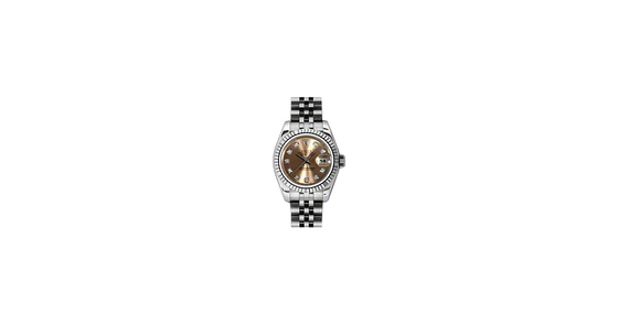 Rolex Lady-Datejust 26 179174-COPDJ Copper Diamond Fluted White Gold Stainless Steel Jubilee - BRAND NEW