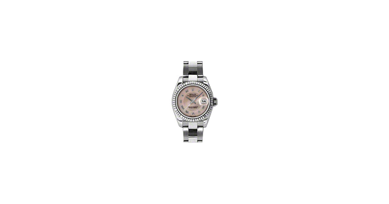 Rolex Lady-Datejust 26 179174-PDMOPO Pink Mother of Pearl Diamond Fluted White Gold Stainless Steel Oyster - BRAND NEW
