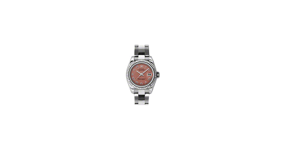 Rolex Lady-Datejust 26 179174-PNKRO Pink Roman Fluted White Gold Stainless Steel Oyster - BRAND NEW