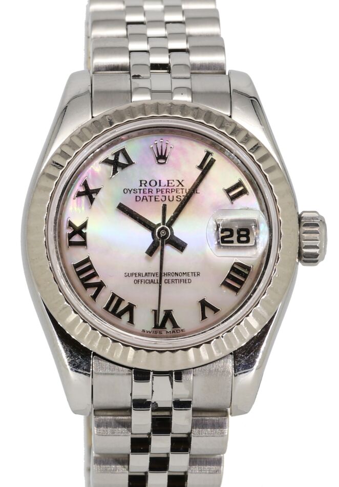Rolex Lady-Datejust 26 26 mm 179174WRJ3 Steel/White Gold White Mother of Pearl