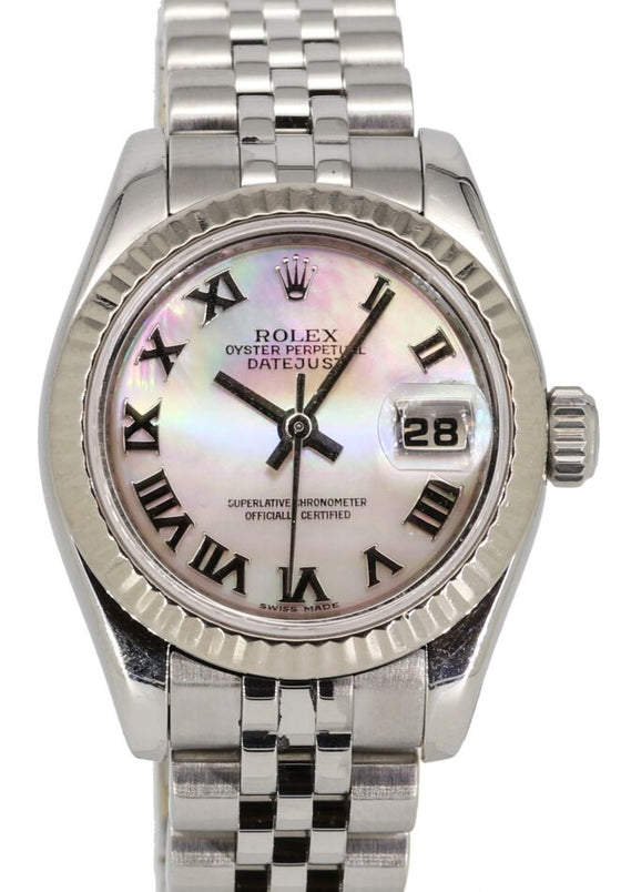 Rolex Lady-Datejust 26 26 mm 179174WRJ3 Steel/White Gold White Mother of Pearl
