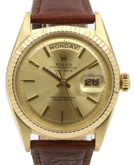 Rolex Day-Date 36 36 mm 1807CSL-3 Yellow Gold Champagne